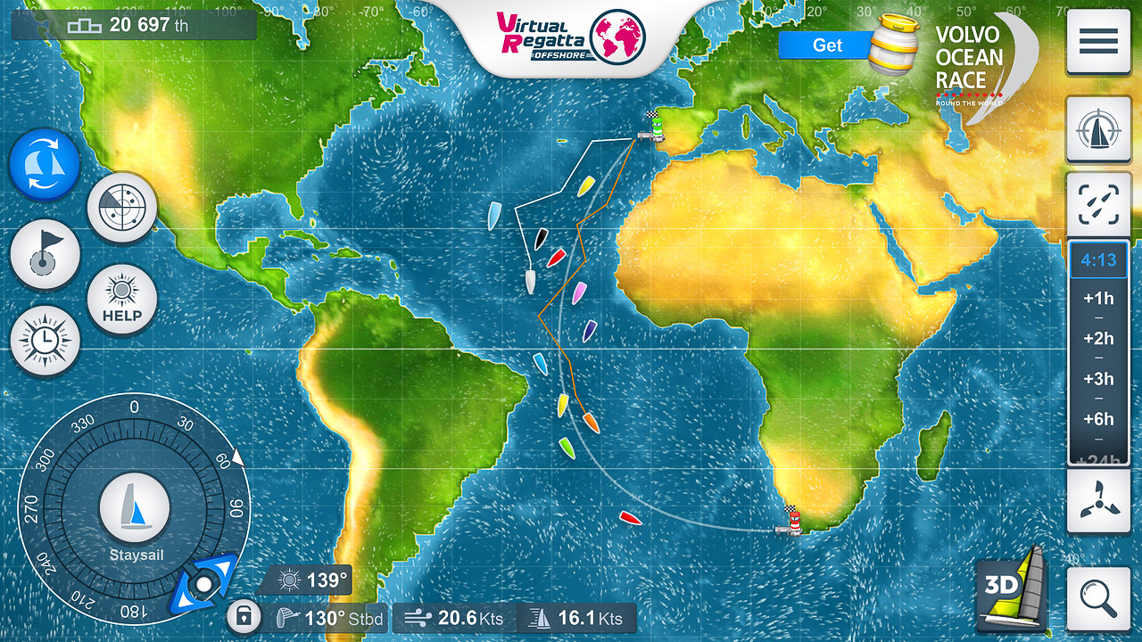 Con la Volvo Ocean Race torna anche il Virtual Game