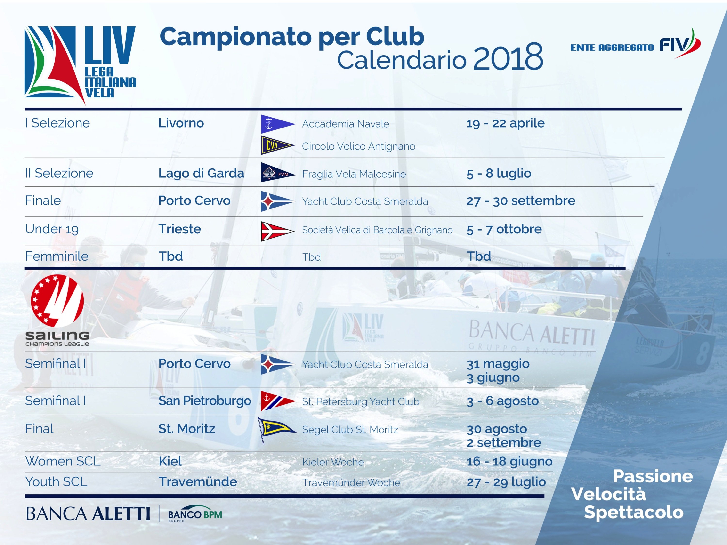 Lega Italiana Vela: iniziano da Livorno le selezioni tra i circoli