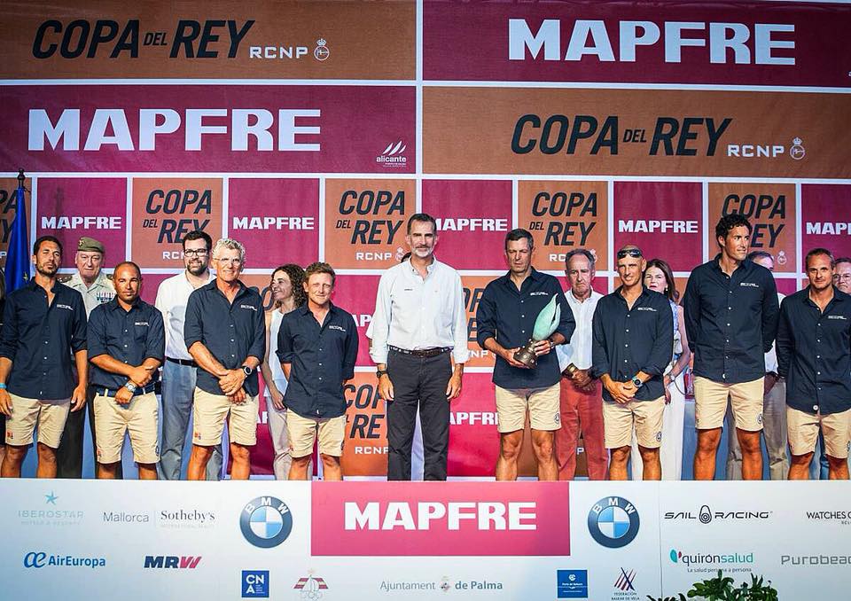 Copa del Rey Mapfre: la foto con il re tocca anche a Stig