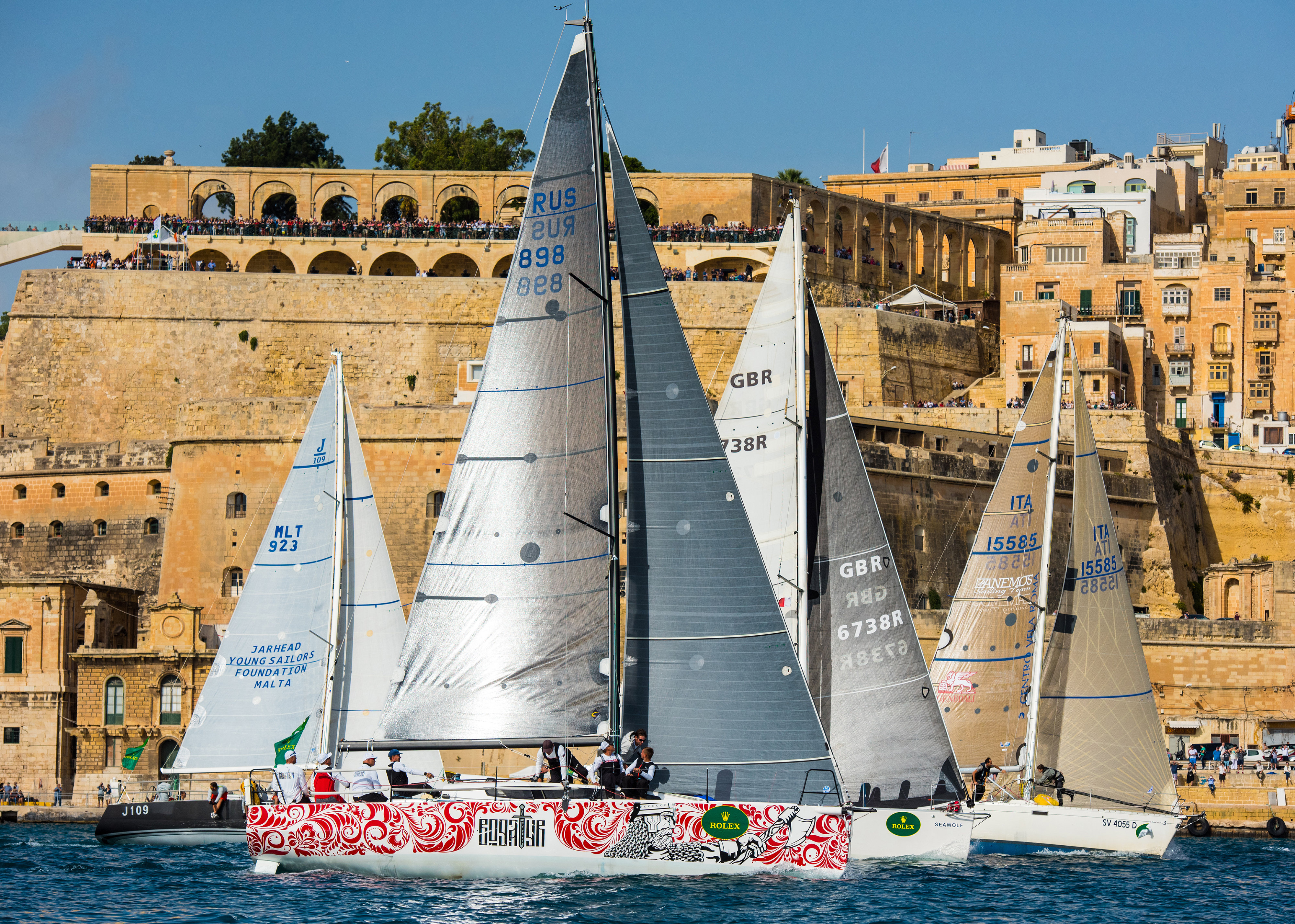 La Rolex Middle Sea Race verso il record d’iscritti: 131 yacht per la 50esima edizione