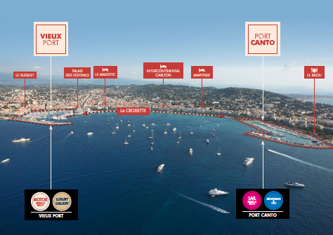 Lo Yachting Festival di Cannes raddoppia, nuovo spazio per la vela a Port Canto