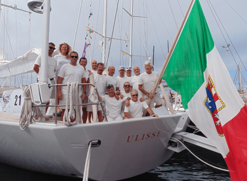 A bordo di Ulisse, il 100 piedi di Patrizio Bertelli, ammiraglia dell’ARC 2019