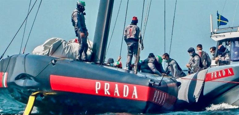 America’s Cup: Max Sirena conferma che Luna Rossa è uscita in equipaggio ridotto a Cagliari con autorizzazioni e misure di sicurezza rispettate