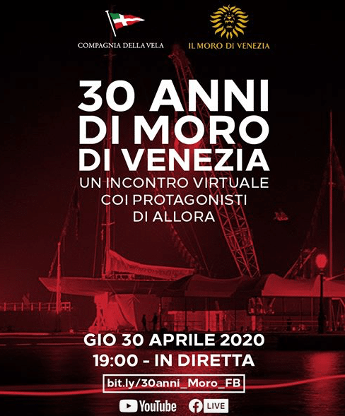 I trent’anni del Moro di Venezia in diretta web alle 19 di giovedì 30 aprile