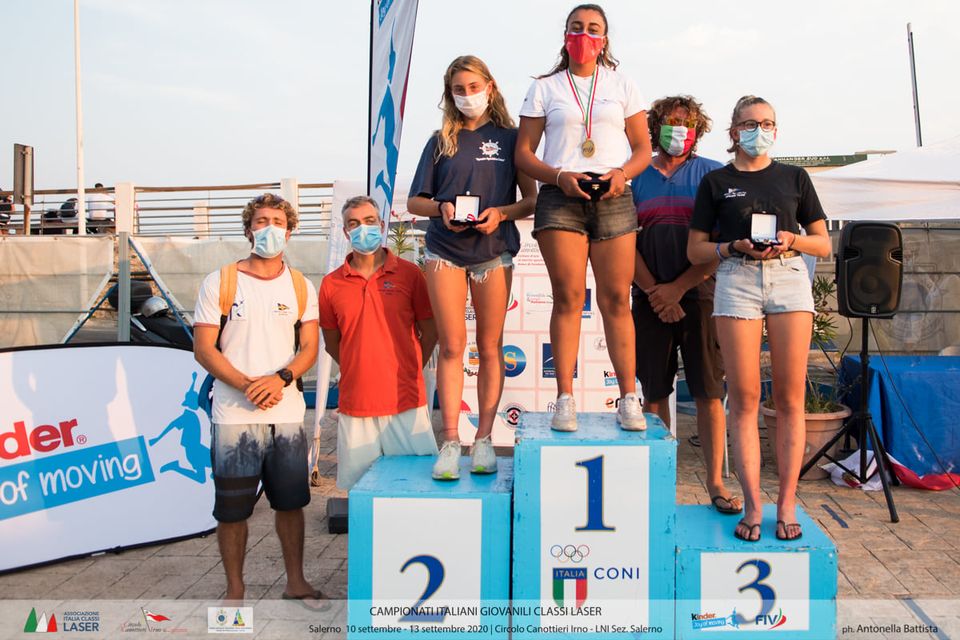 Campionati Nazionali Giovanili: titoli Laser a Nordera e Cingolani nei Radial, a Lamante e Mattivi nei 4.7