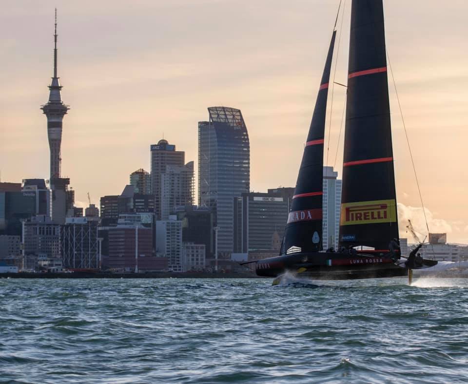 America’s Cup: Luna Rossa è tornata a navigare ad Auckland
