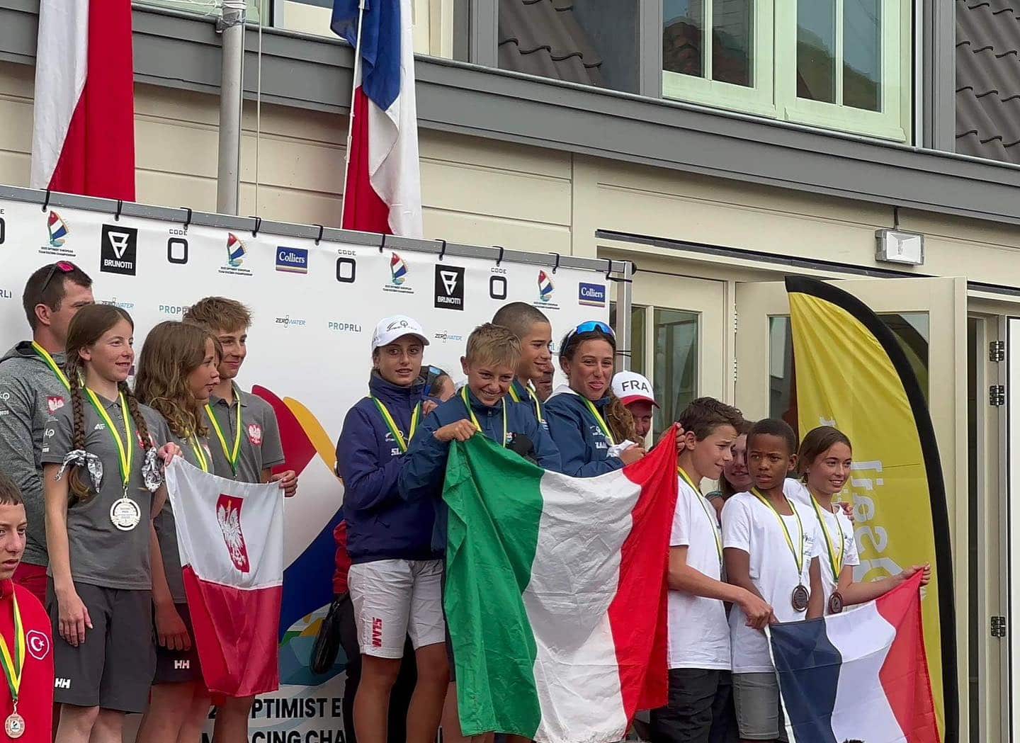 Optimist: Italia campione europea Team Race